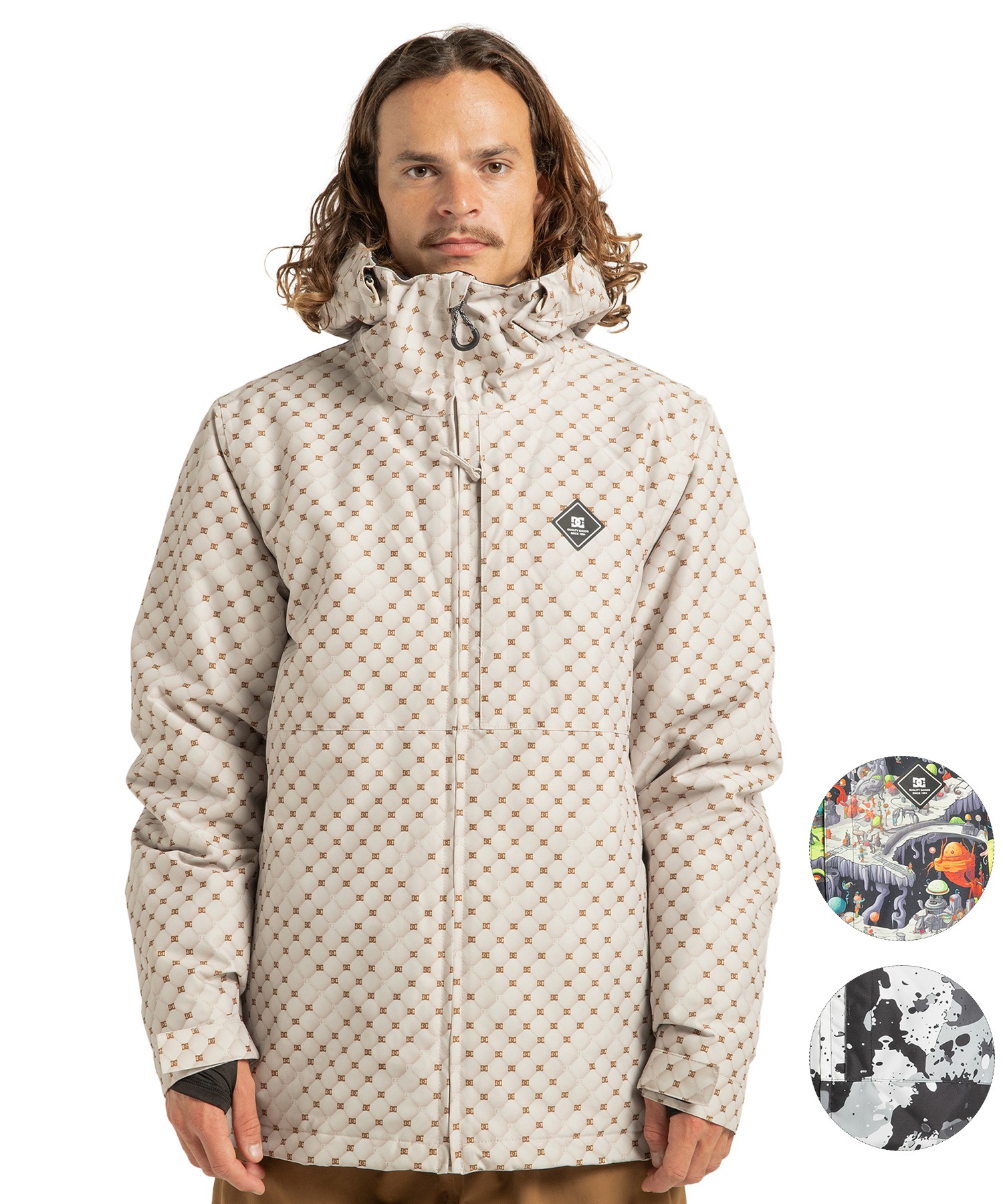 【早期購入】DC ディーシー スノーボード ウェア ジャケット ユニセックス BASIS PRINT JACKET ムラサキスポーツ 25-26モデル MM E1(KZL4-S)