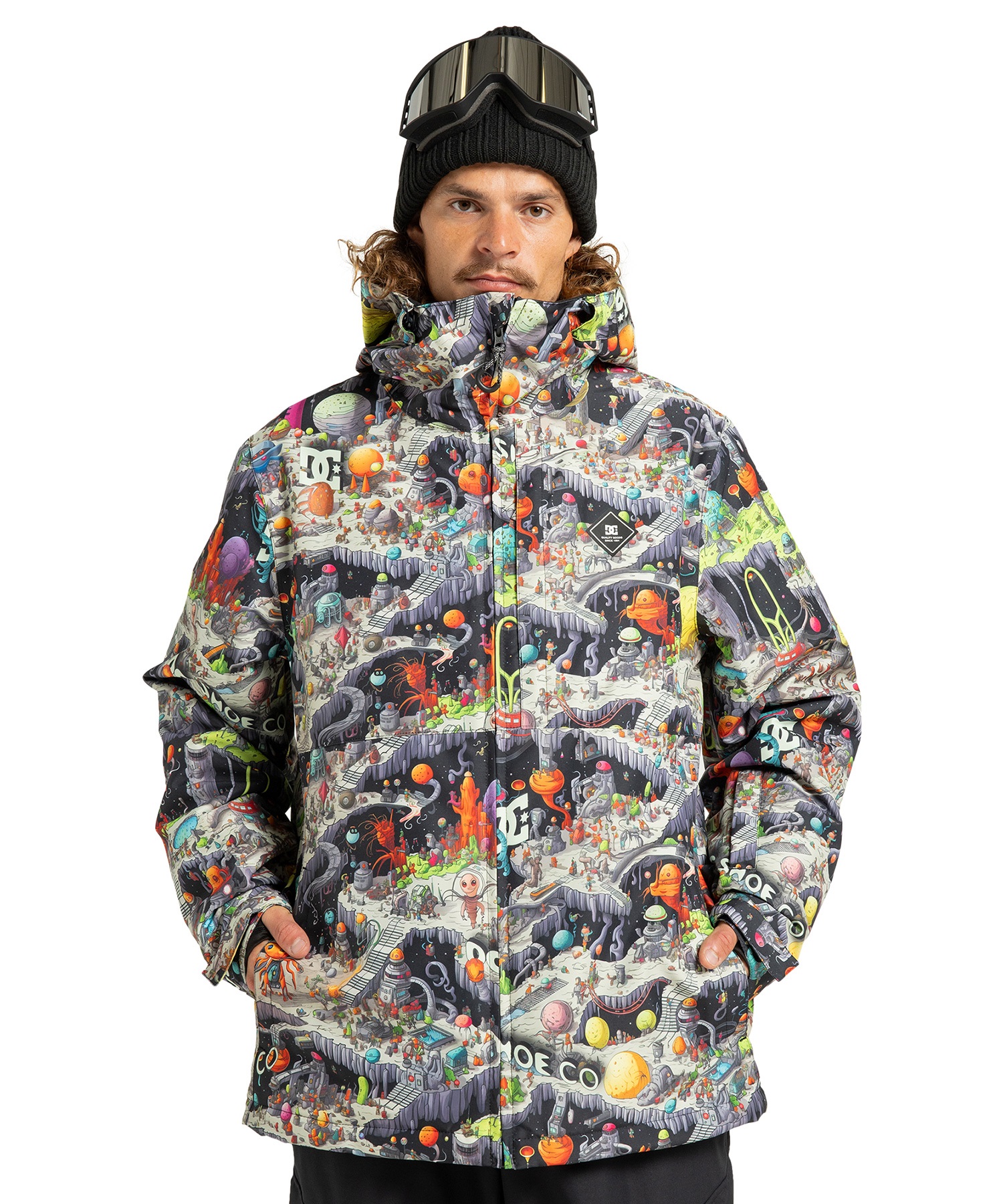 【早期購入】DC ディーシー スノーボード ウェア ジャケット ユニセックス BASIS PRINT JACKET ムラサキスポーツ 25-26モデル MM E1(KTA4-S)