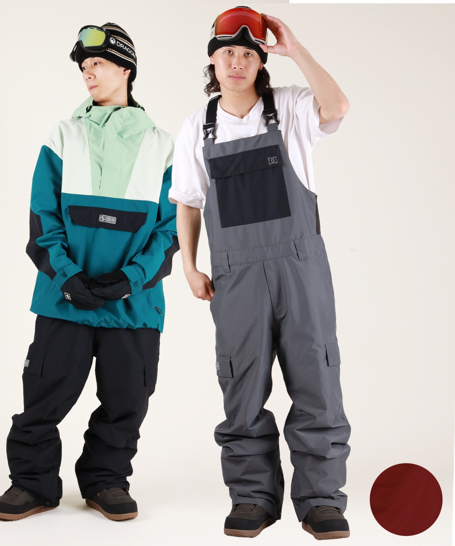 DC ディーシー DOCILE BIB スノーボード ウェア パンツ ユニセックス DC ディーシー DOCILE BIB スノーボード ウェア パンツ ユニセックス