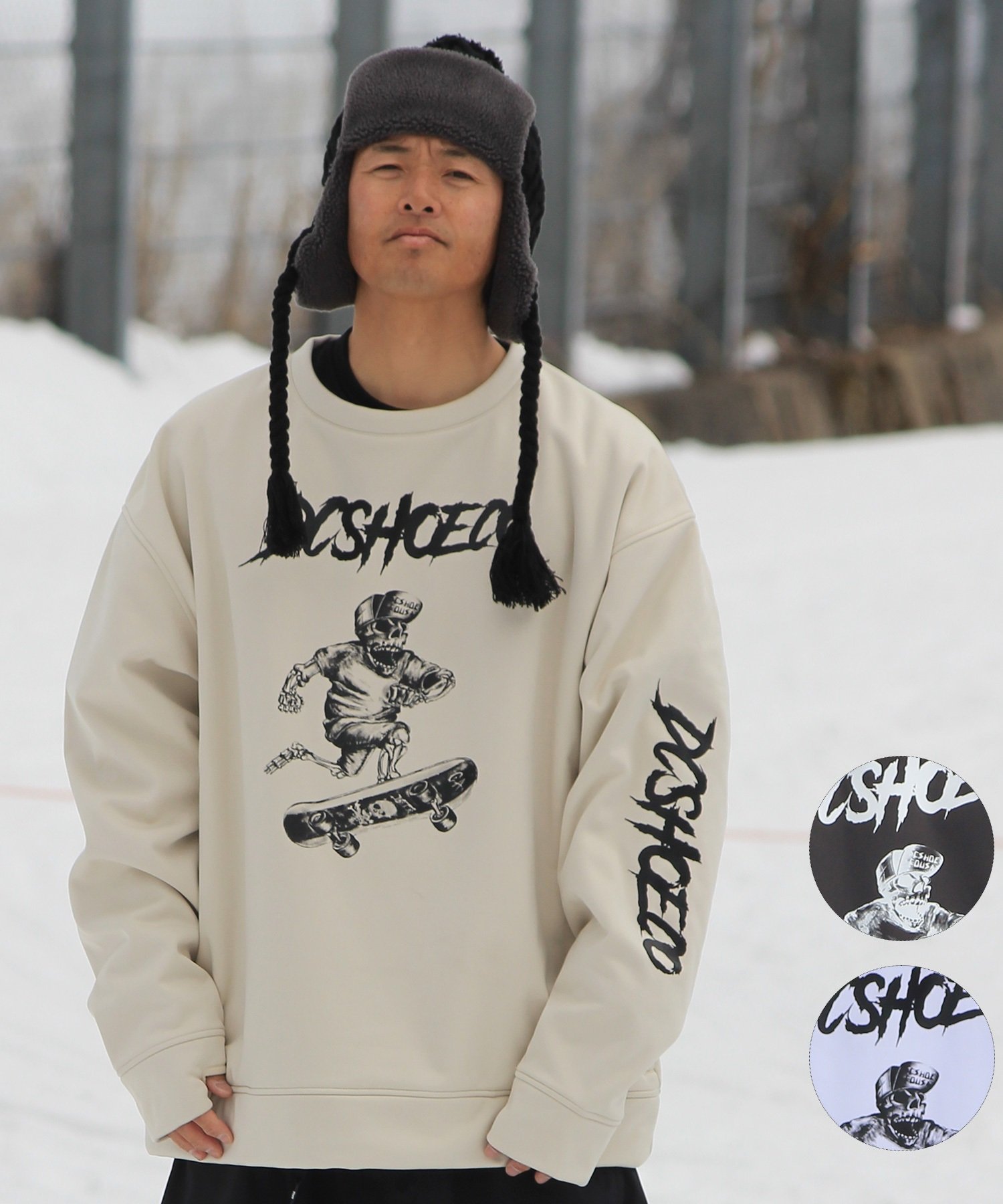 【早期購入/店頭受取対象外】DC ディーシー スノーボード インナーウェア ユニセックス 25 DC SNOW CREWNECK ムラサキスポーツ 25-26モデル MX E9