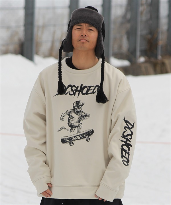 【早期購入/店頭受取対象外】DC ディーシー スノーボード インナーウェア ユニセックス 25 DC SNOW CREWNECK ムラサキスポーツ 25-26モデル MX E9