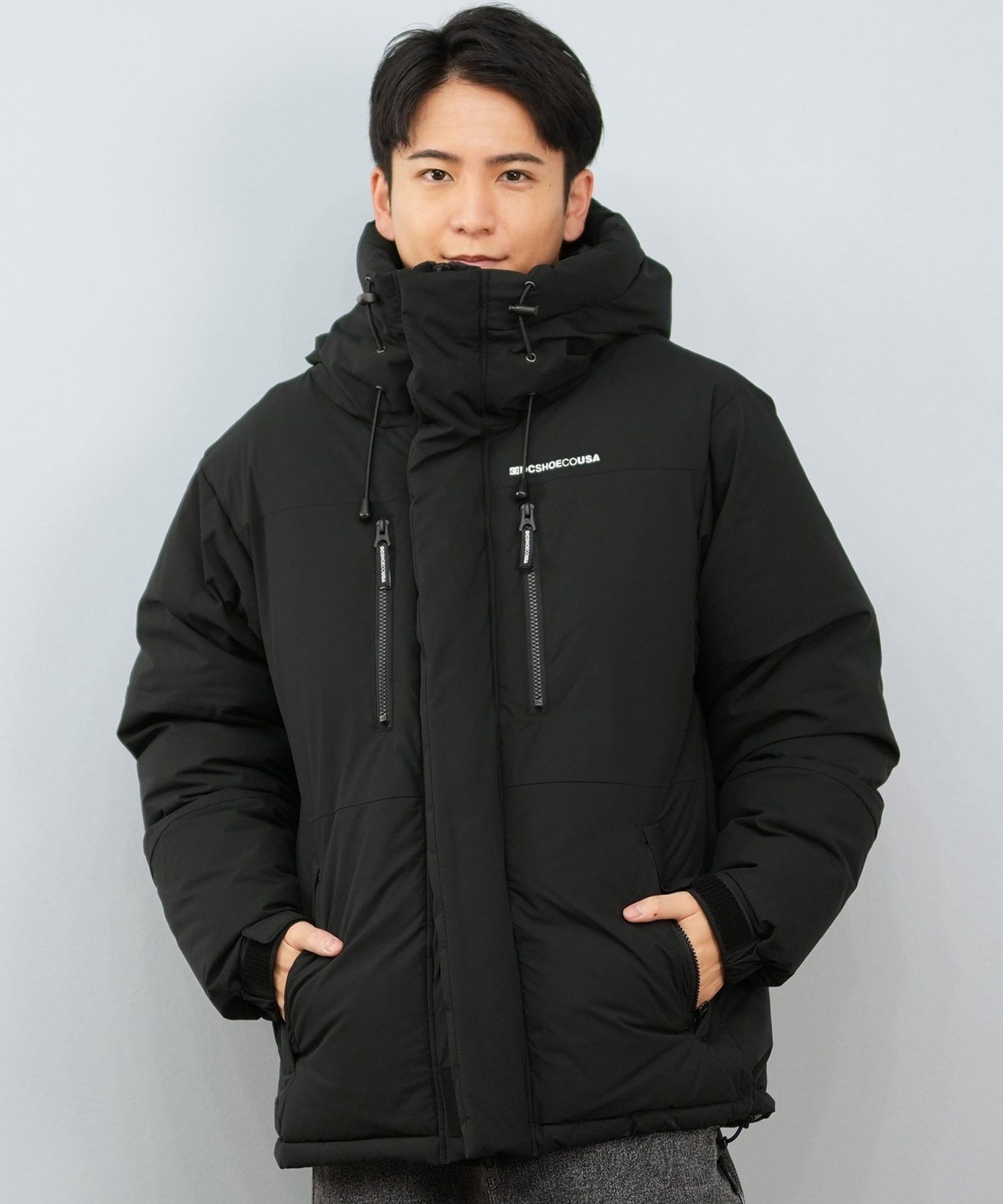 DC ディーシー ダウン ジャケット メンズ オーバーサイズ 25 DOWN GLACIER JACKET DJK254021(BLK-M)