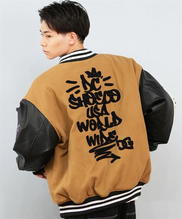 DC ディーシー スタジャン メンズ 25 VARSITY JACKET DJK254024