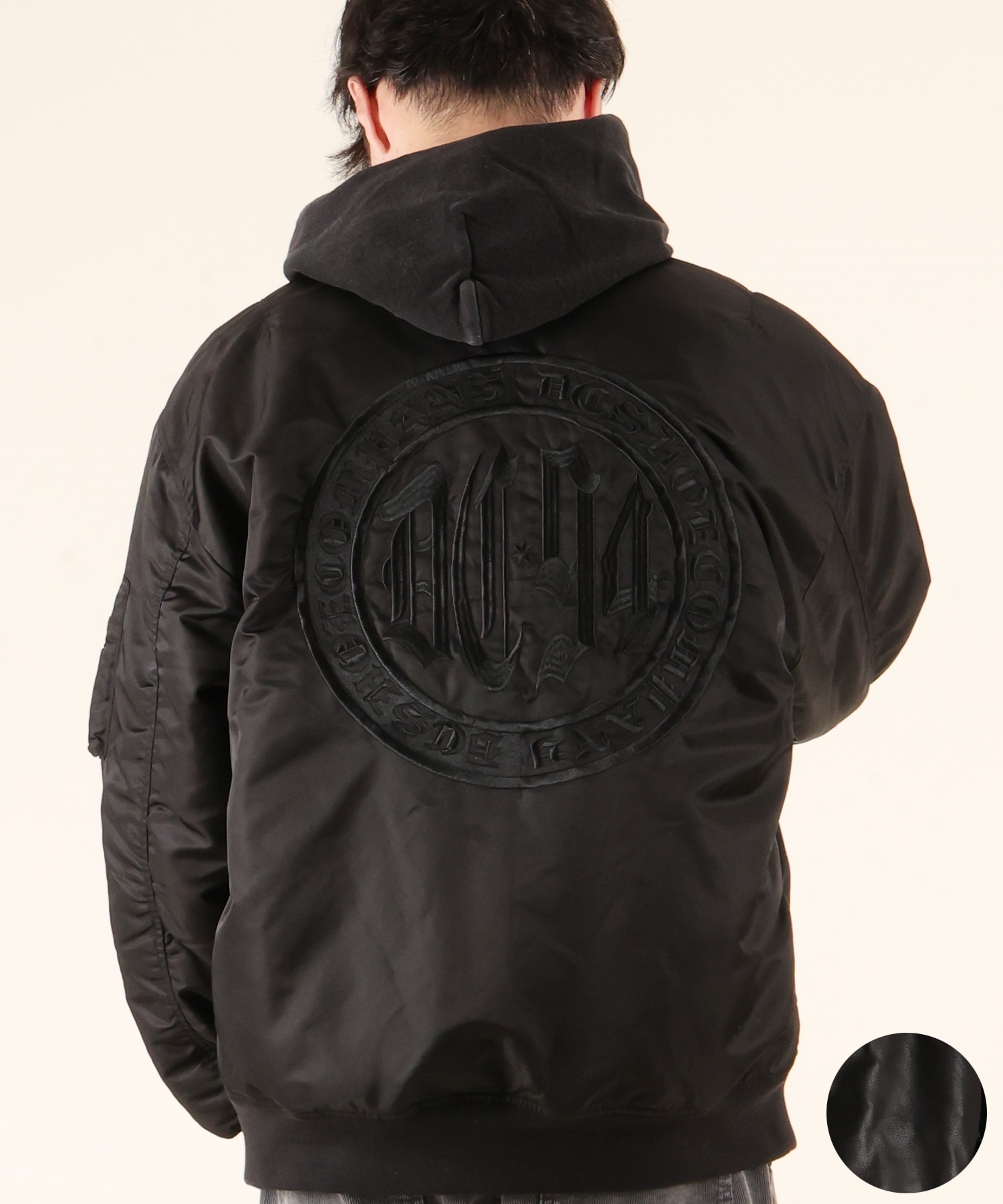 DC ディーシー ジャケット メンズ MA-1 バックプリント ロゴ 25 FLIGHT