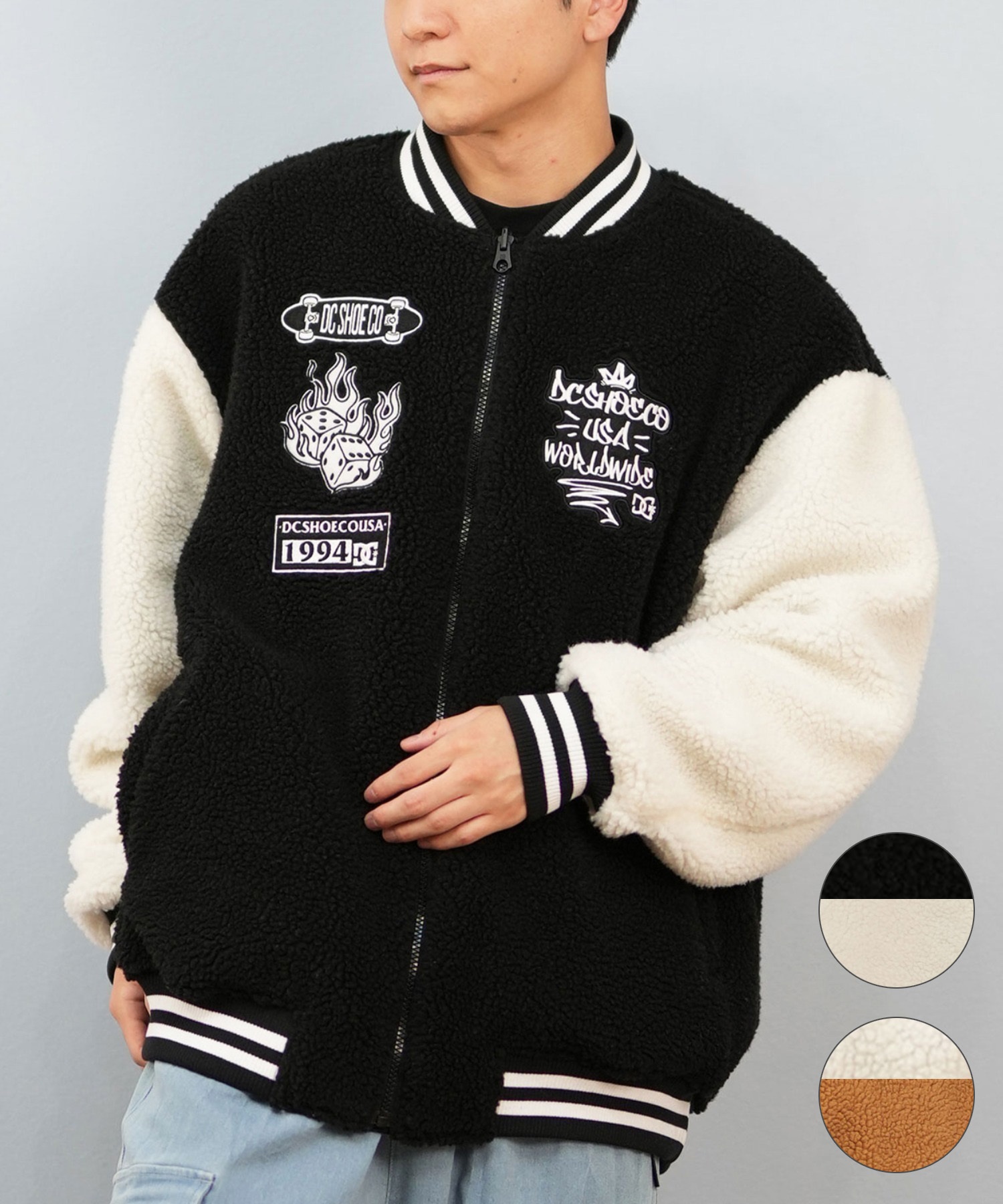 DC ディーシー アウター スタジャン メンズ スタジアム ジャケット