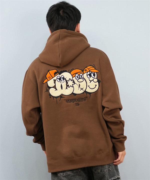 DC ディーシー プルオーバー パーカー メンズ バックプリント 25 SK CREW PH パーカー DPO254041