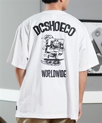 DC ディーシー 半袖 Tシャツ メンズ バックプリント オーバーサイズ DST251091(WHT2-M)
