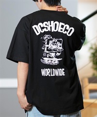 DC ディーシー 半袖 Tシャツ メンズ バックプリント オーバーサイズ DST251091(BLK2-M)