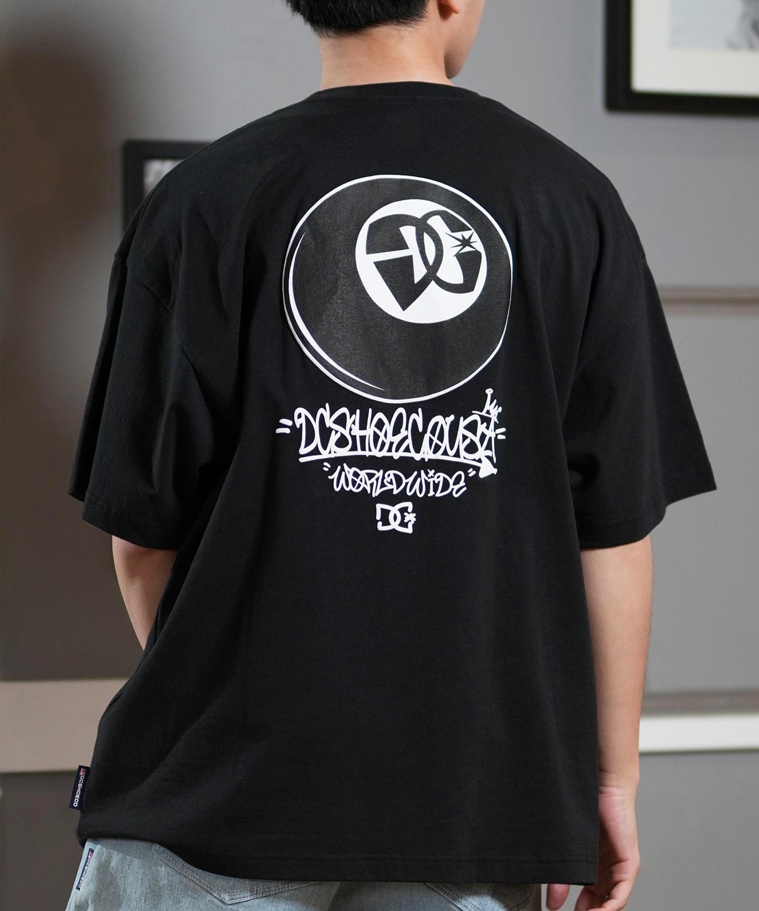 DC ディーシー 半袖 Tシャツ メンズ バックプリント オーバーサイズ