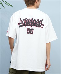 DC ディーシー 半袖 Tシャツ メンズ バックプリント ルーズシルエット 25 GRAFFITTI SS DST251097(WHT-M)