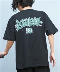 DC ディーシー 半袖 Tシャツ メンズ バックプリント ルーズシルエット 25 GRAFFITTI SS DST251097(BLK-M)
