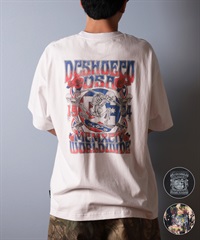 DC ディーシー 半袖 Tシャツ メンズ バックプリント オーバーサイズ ヴィンテージ加工 25 ROCK SKULL SS DST252005(WHT-M)