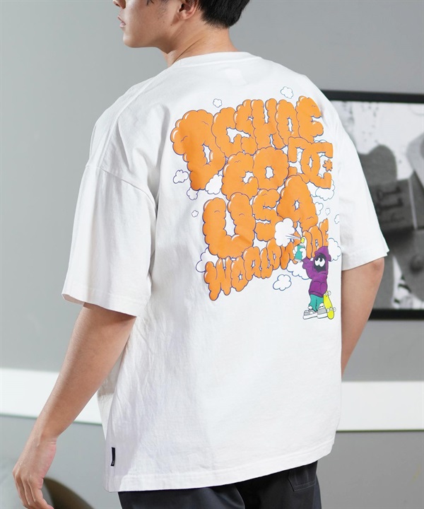 DC ディーシー 半袖 Tシャツ メンズ バックプリント オーバーサイズ 25 GF PAINT SS DST252007