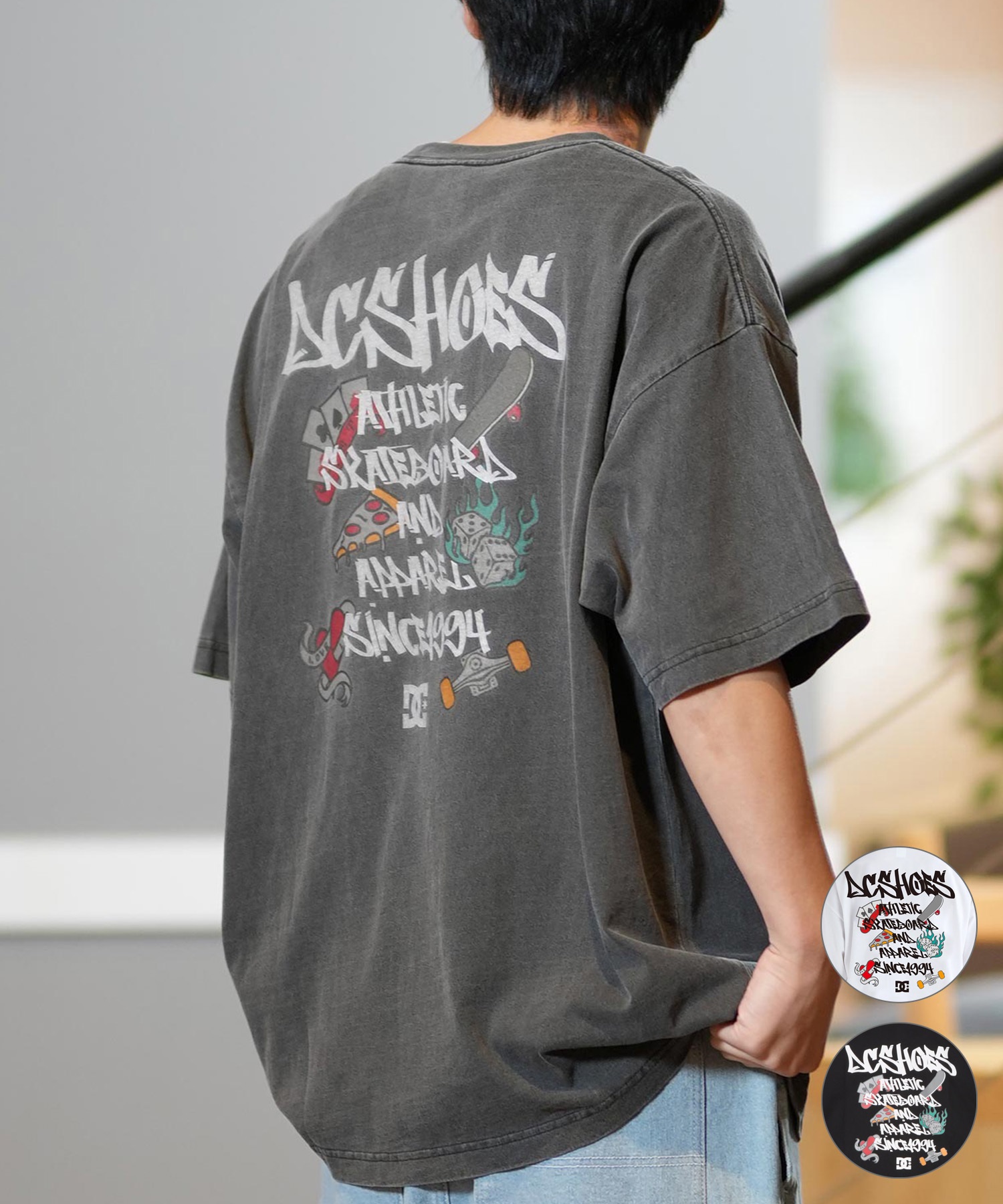 DC ナイロンTシャツ DC Shoes 25 WS HIDDEN SHORT SS ウィメンズ Tシャツ