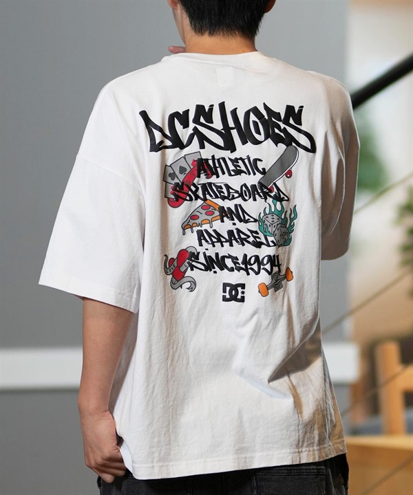 DC ディーシー 半袖 Tシャツ メンズ バックプリント オーバーサイズ 25 JUMBLE UP SS DST252011