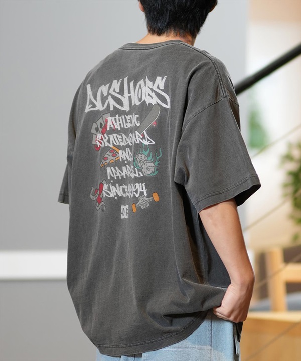 DC ディーシー 半袖 Tシャツ メンズ バックプリント オーバーサイズ 25 JUMBLE UP SS DST252011