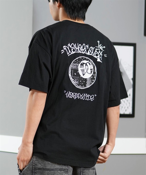 DC ディーシー 半袖 Tシャツ メンズ バックプリント オーバーサイズ 25 DBD SS DST252012