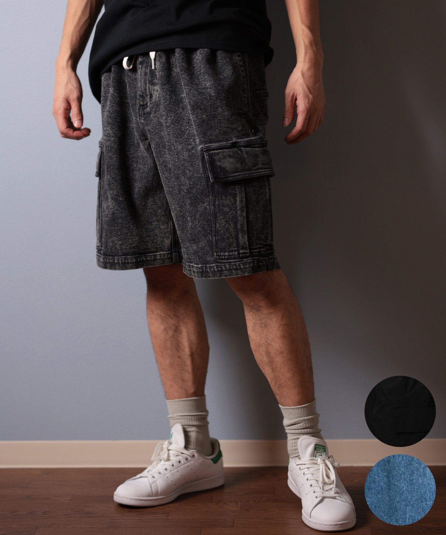 DC ディーシー ハーフパンツ ショートパンツ メンズ デニム パンツ Gパン カーゴ パンツ DWS252003(BDC-M)