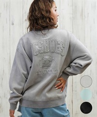 DC ディーシー トレーナー スウェット レディース 古着風 ヴィンテージ加工 裏起毛 セットアップ対応 LPO254309(BES-M)