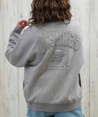 DC ディーシー トレーナー スウェット レディース 古着風 ヴィンテージ加工 裏起毛 セットアップ対応 LPO254309(GRS-M)