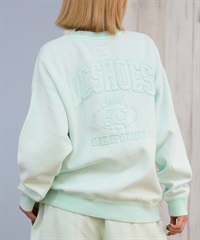 DC ディーシー トレーナー スウェット レディース 古着風 ヴィンテージ加工 裏起毛 セットアップ対応 LPO254309(MNS-M)