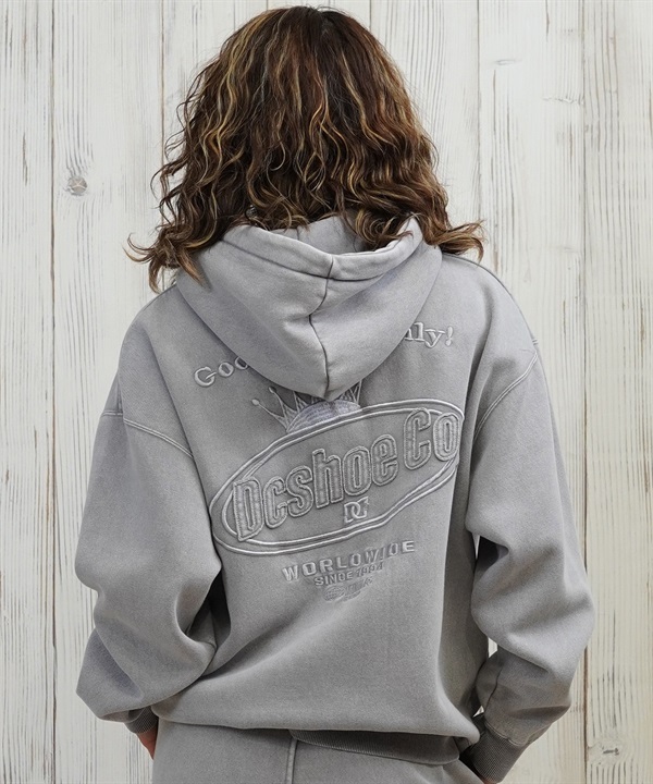 DC ディーシー プルオーバー パーカー レディース クロップド丈 ショート丈 裏起毛 LPO254308