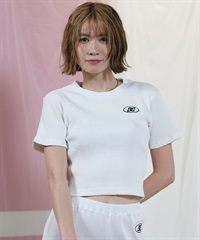 DC ディーシー 半袖 Tシャツ レディース クロップド丈 LST251308(WHT-S)