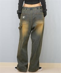 DC ディーシー ロングパンツ レディース デニム パンツ Gパン ワイドペインターパンツ LPT254303(LBB-M)