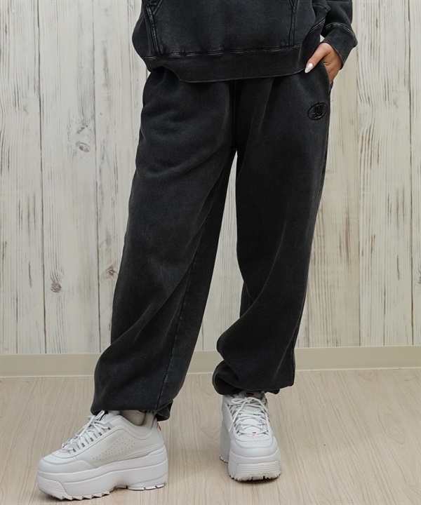 DC ディーシー ロングパンツ レディース スウェット パンツ 裏起毛 セットアップ対応 ワイド スウェットパンツ LPT254304