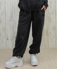 DC ディーシー ロングパンツ レディース スウェット パンツ 裏起毛 セットアップ対応 ワイド スウェットパンツ LPT254304(BKS-M)