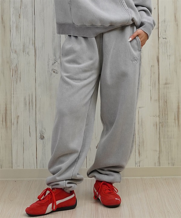 DC ディーシー ロングパンツ レディース スウェット パンツ 裏起毛 セットアップ対応 ワイド スウェットパンツ LPT254304
