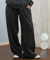 DC ディーシー ロングパンツ バギースウェット レディース 古着風 ヴィンテージ加工 裏起毛 セットアップ対応 LPT254317M ムラサキスポーツ限定(BES-M)