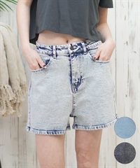 DC ディーシー ショートパンツ レディース デニム ストレッチ 無地 LWS251306(LBL-S)