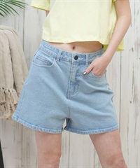 DC ディーシー ショートパンツ レディース デニム ストレッチ 無地 LWS251306(LBL-S)