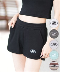 DC ディーシー ハーフパンツ ショートパンツ レディース スウェット ショーツ ロゴ リブ セットアップ対応 LWS252301