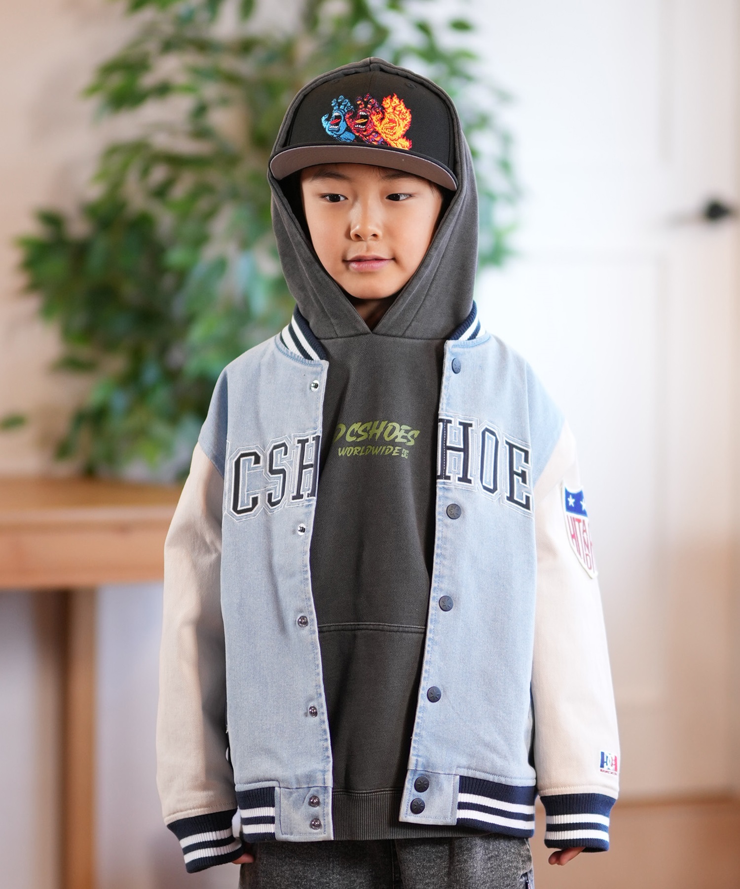 RJB　Clippers ボタン式ジャケット 36 スタジャン RJB Clippers ボタン式ジャケット 36 スタジャン RJB Clippers ボタン