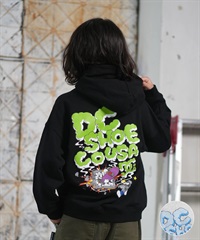 DC グラフィックプリント フーディ DC ディーシー プルオーバー パーカー キッズ ジュニア 子供 バック