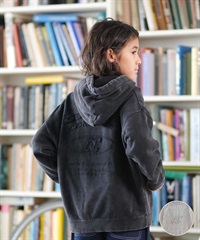 DC ディーシー ジップアップ パーカー キッズ ジュニア 子供 ダメージ加工 KD HIDDEN ZH フーディ YZP254509(BES-130cm)