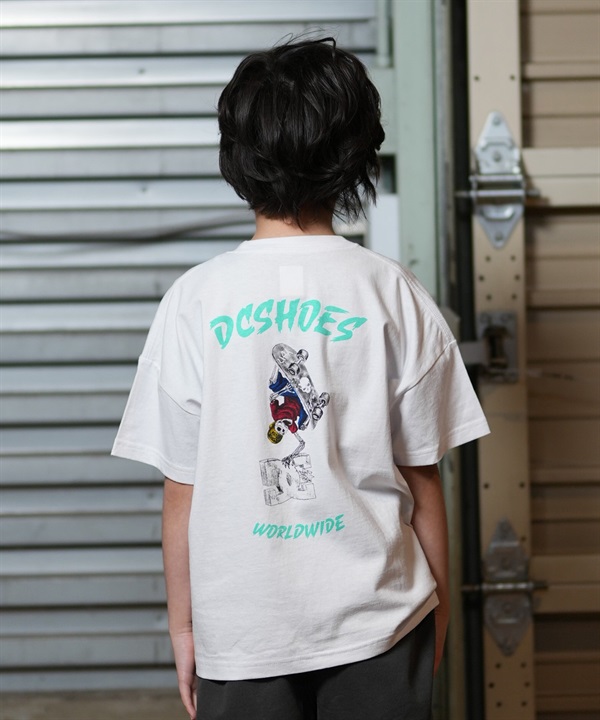 DC ディーシー キッズ 半袖 Tシャツ 25 KD SKATE SKULL SS YST251533