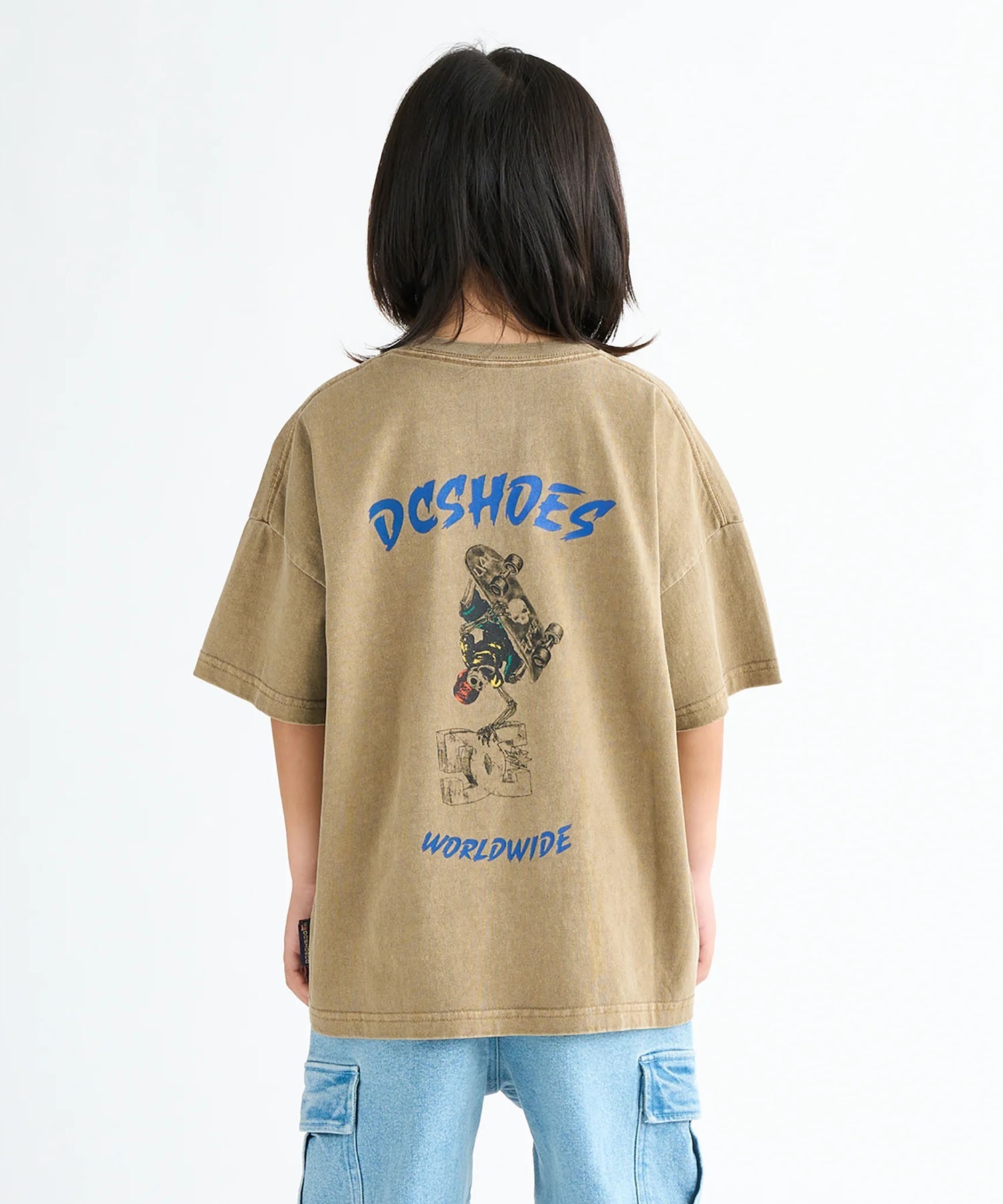 DC ディーシー キッズ 半袖 Tシャツ 25 KD SKATE SKULL SS