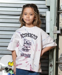 DC ディーシー 半袖 Tシャツ キッズ 子供 25 KD GF PAINT SS