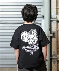 ES Logo Print Tee BLACK/C.GRAY-SILVER (M～3XLサイズ) - westwear