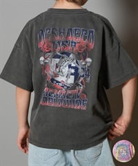 DC ディーシー 半袖 Tシャツ キッズ ジュニア 子供 バックプリント ロゴ 25 KD ROCK SKULL SS YST252504