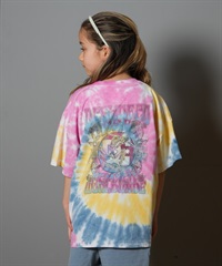 DC ディーシー 半袖 Tシャツ キッズ ジュニア 子供 バックプリント ロゴ 25 KD ROCK SKULL SS YST252504