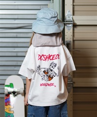 DC ディーシー 半袖 Tシャツ キッズ ジュニア 子供 バックプリント ロゴ 25 KD SKATE SKULL BG SS YST252505
