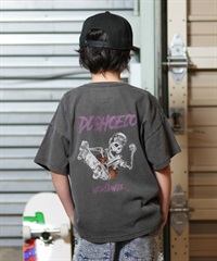 DC ディーシー 半袖 Tシャツ キッズ ジュニア 子供 バックプリント ロゴ 25 KD SKATE SKULL BG SS YST252505