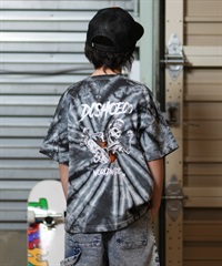 DC ディーシー 半袖 Tシャツ キッズ ジュニア 子供 バックプリント ロゴ 25 KD SKATE SKULL BG SS YST252505
