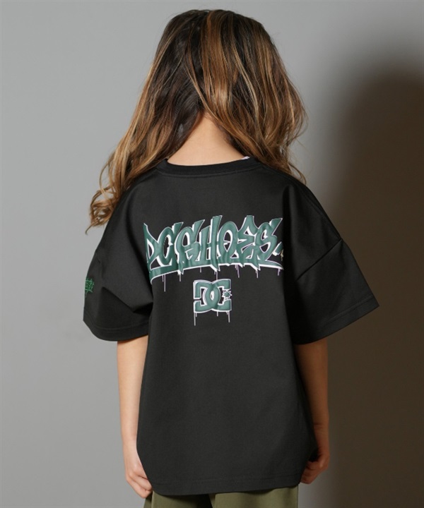 DC ディーシー 半袖 Tシャツ キッズ ジュニア 子供 バックプリント ロゴ 25 KD TECH TAKEE8 GRAFF YST252511