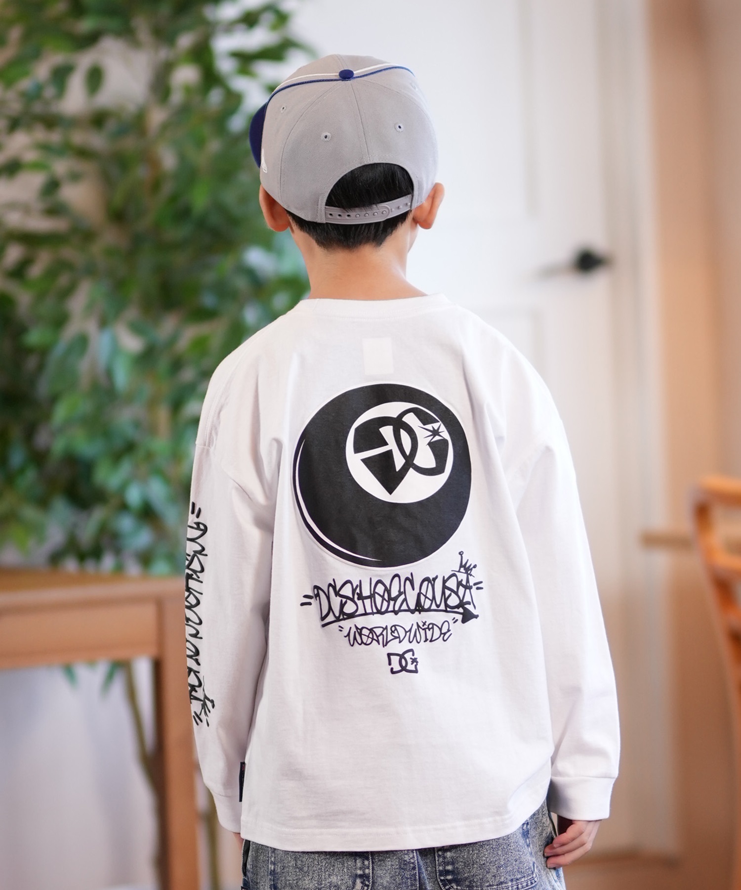 DC ディーシー 長袖 Tシャツ キッズ ロンT バックプリント YLS251531