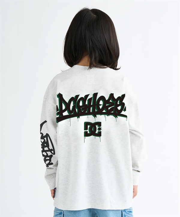 DC ディーシー 長袖 Tシャツ キッズ ロンT バックプリント YLS251532